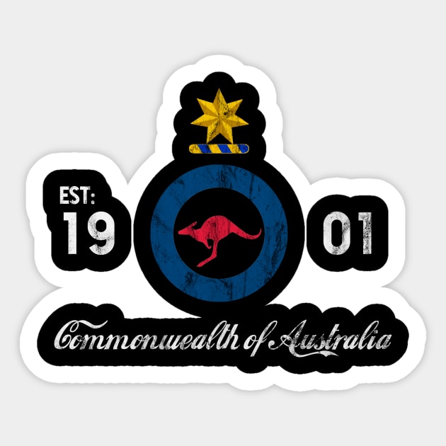 Commonwealth of Australia - Established 1901 Sticker by Acka01